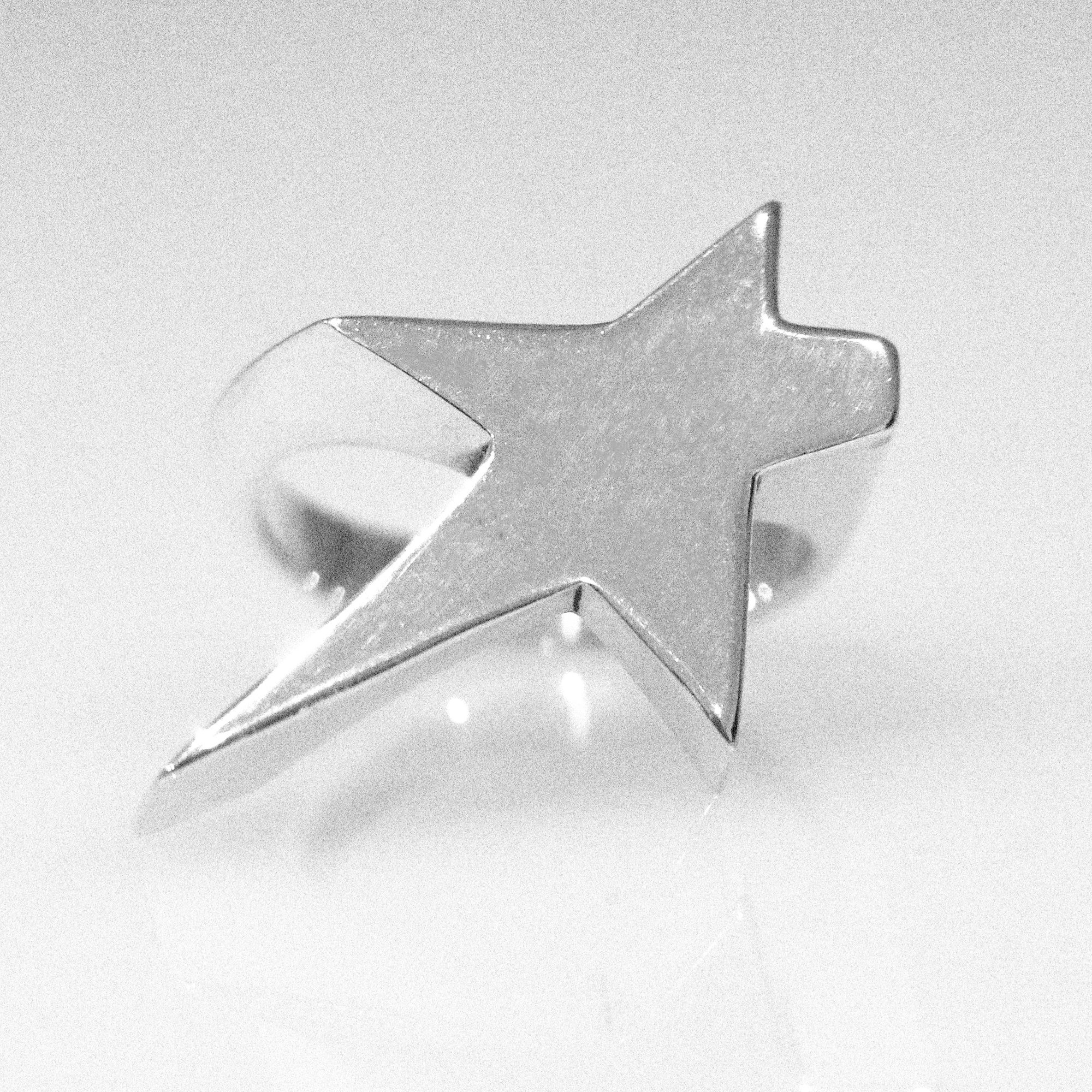 Anillo Estrella Plata 925 Artesanal
